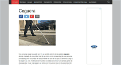 Desktop Screenshot of ceguera.net